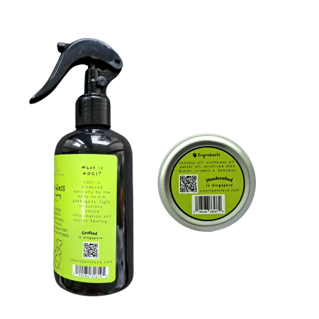 Allergy Protocol Duo for Skin Sanitising, Allergies and Skin Barrier Protection - Anti-bacterial, Yeast & Fungus, Dog Allergies, Itching, Hotspots, Wounds, Skin & Paw Sanitising, Lick-Safe