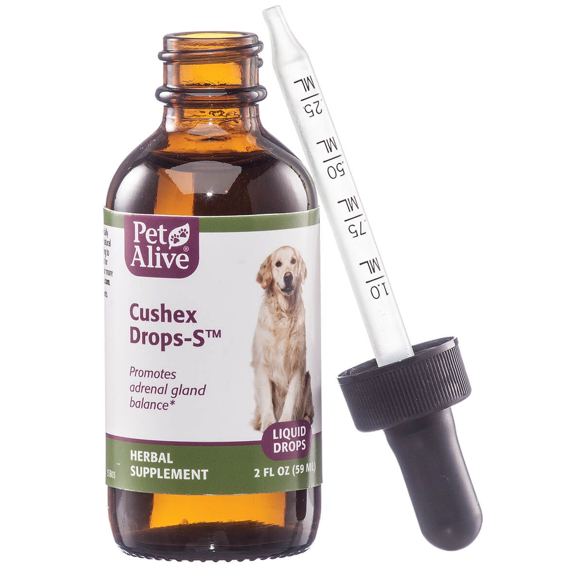 PetAlive Cushex Drops-S™ for Glandular Health for healthy pituitary and adrenal gland function in dogs and cats