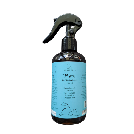 Smart Pets PURE Castile Shampoo for Dogs & Cats - For Normal or Sensitive Skins