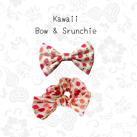 Hooman & Me Collection - Kawaii Bow & Scrunchie - LAST SET!
