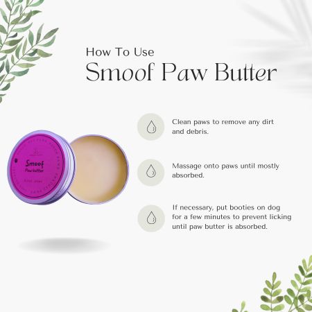 Smart Pets ITCHLESS Skin Butter & SMOOF Paw Butter 65ml Set - Dog Allergies, Itchy Skin, Itchy Paws, Paw Licking, Rough Paws, Dry Paws, Lick-Safe