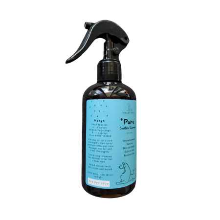 Smart Pets PURE Castile Shampoo for Dogs & Cats - For Normal or Sensitive Skins