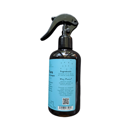 Smart Pets PURE Castile Shampoo for Dogs & Cats - For Normal or Sensitive Skins