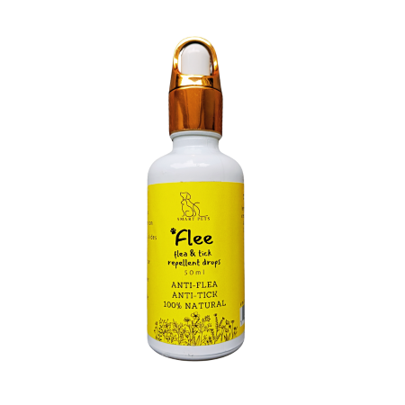 Smart Pets FLEE Flea & Tick Natural Repellent Drops for Dogs