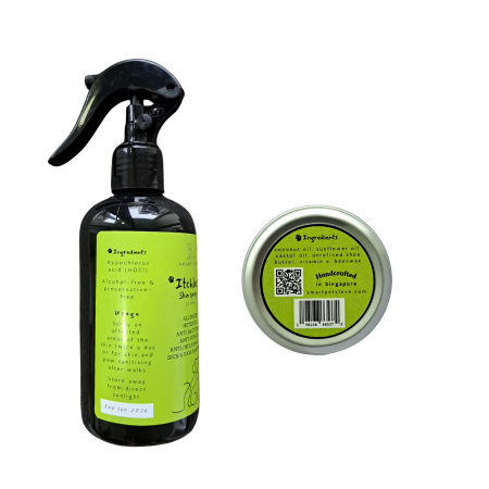 Allergy Protocol for Skin Sanitising and Skin Barrier Protection - Skin Spray & Skin Butter Duo