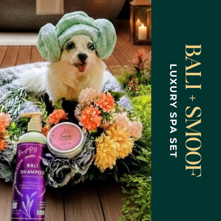 Smart Pets BALI Luxury Spa Shampoo & SMOOF Paw Butter Spa Set for Dogs