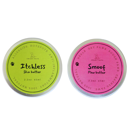 ITCHLESS Skin Butter & SMOOF Paw Butter 65ml Set