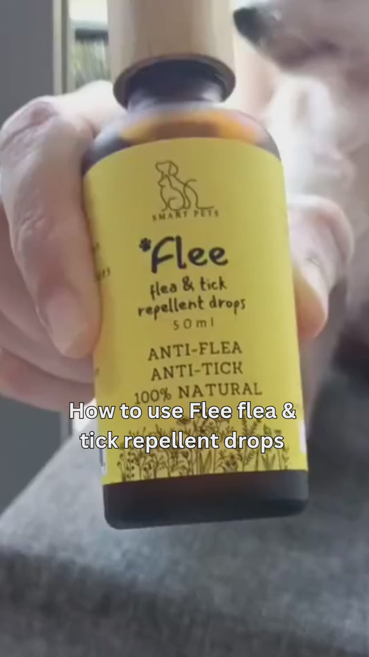Smart Pets FLEE Flea & Tick Natural Repellent Drops for Dogs